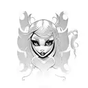 bratz tattoo design idea