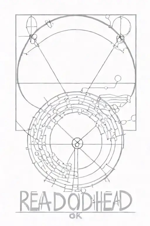 Radiohead ok computer album  tattoo design idea