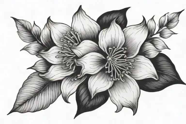 Filler tattoo on shoulder flower tattoo design idea