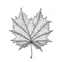 Maple Leaf tattoo design idea