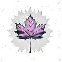 Maple Leaf tattoo design idea