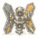 Star Wars TIE fighter tattoo design idea