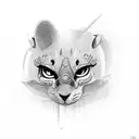 "twenty one" number tattoo design idea