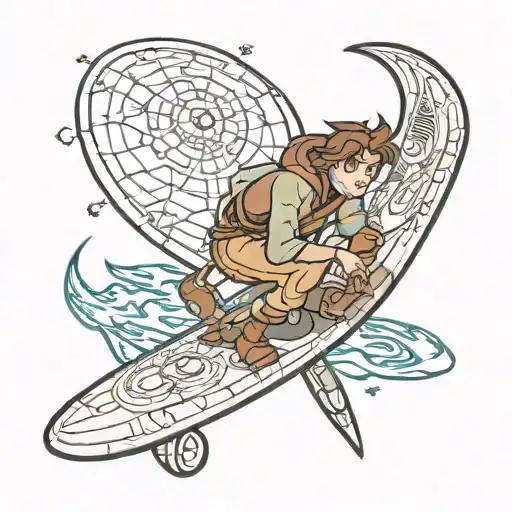 Treasure Planet Solar Surfer tattoo design idea