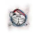 baseball tattoo design idea