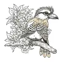 kookaburra tattoo design idea