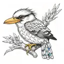 kookaburra tattoo design idea