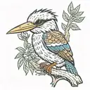 kookaburra tattoo design idea