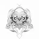 philosopher's stone tattoo design idea