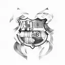 FC Barcelona tattoo design idea