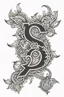 number 8 tattoo design idea