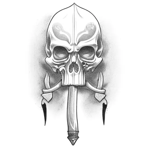 Grim Reaper with dildo tattoo design idea