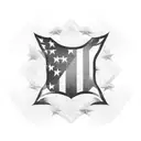 Puerto Rican flag incorporated into a basketball design tattoo design idea