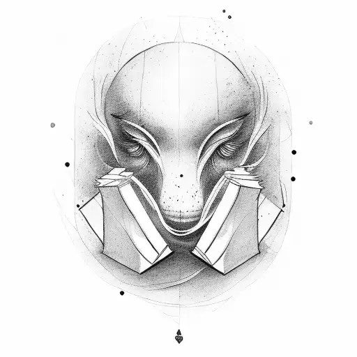 books writ "sapere aude" and "mindfulness" tattoo design idea