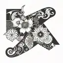 karma tattoo design idea