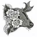 karma tattoo design idea