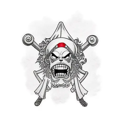 whitebeard One piece tattoo design idea