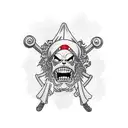 whitebeard One piece tattoo design idea