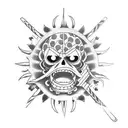 whitebeard One piece tattoo design idea