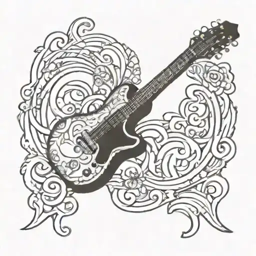guitar leader of the band tattoo tattoo design idea
