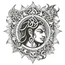 maha mantra shiv ji tattoo design idea
