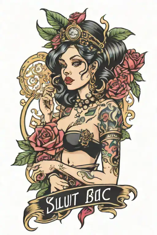 slut BBC only tattoo design idea