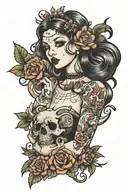 slut BBC only tattoo design idea