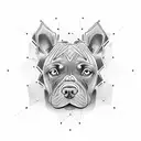 cane corso tattoo design idea