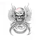 Grim Reaper tattoo design idea