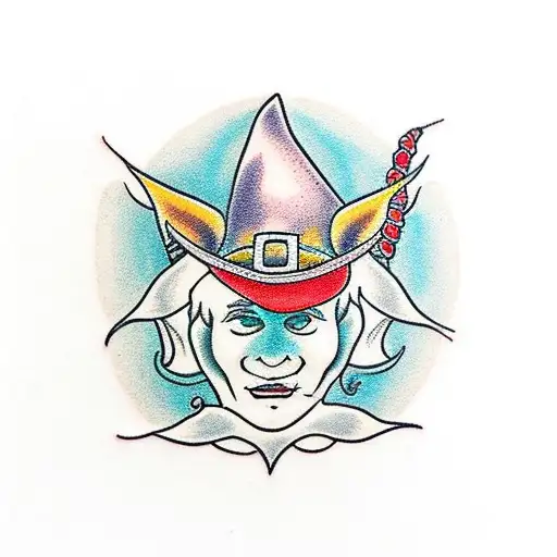 elf tattoo design idea