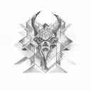 arctic monkeys band simple tattoo design idea