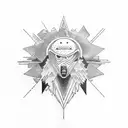 arctic monkeys band simple tattoo design idea