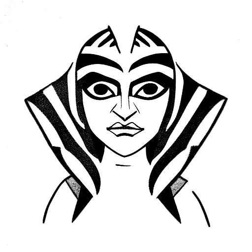 ahsoka tano tattoo design idea