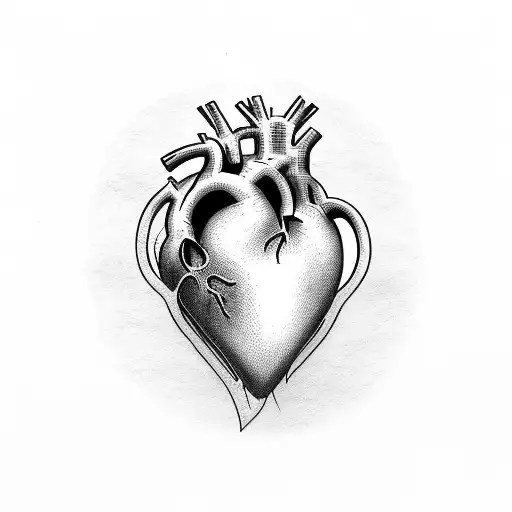 Heart with 3 names, Blank, Blank, Blank tattoo design idea