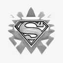 aeroplane superman tattoo design idea