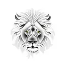 Lion, flower, scripture, stars, clouds, clock tattoo design idea