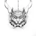 Satoru Gojo tattoo design idea