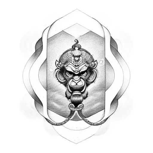 Infinity Symbol, book, hanuman gada tattoo design idea