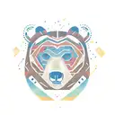 Bear tattoo design idea
