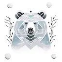 Bear tattoo design idea