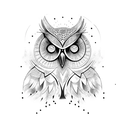 Enchanted Night Owl: A Mesmerizing Gothic Floral Tattoo — 1MM Tattoo Studio