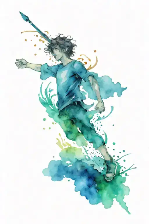 percy jackson tattoo design idea