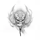 CJ smoking graffiti  tattoo design idea