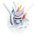 ogun tattoo design idea