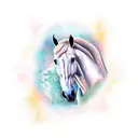 horse ogun tattoo design idea