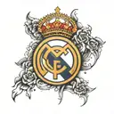 real madrid tattoo design idea