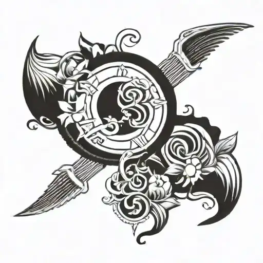 lesbian pride tattoo with cool designes  tattoo design idea