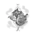 caffeine  tattoo design idea