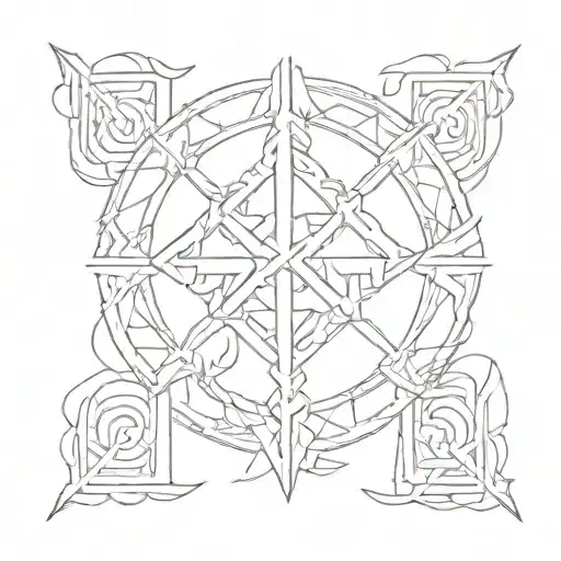Nordic Rune for "Big Brother" and "Little Brother" tattoo design idea