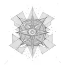 star tarot tattoo design idea